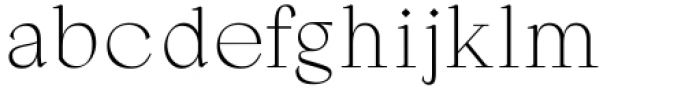 Palmire Light Font LOWERCASE