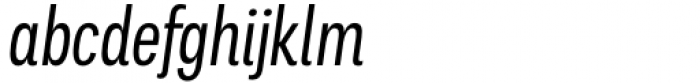 Palo Compressed Italic Font LOWERCASE