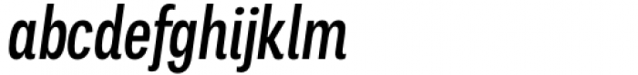 Palo Compressed Medium Italic Font LOWERCASE