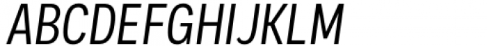 Palo Condensed Italic Font UPPERCASE
