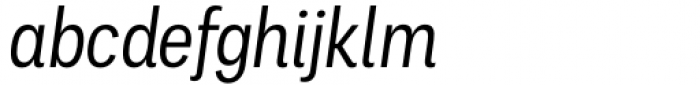 Palo Condensed Italic Font LOWERCASE