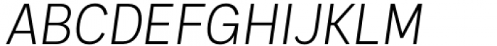 Palo Light Italic Font UPPERCASE