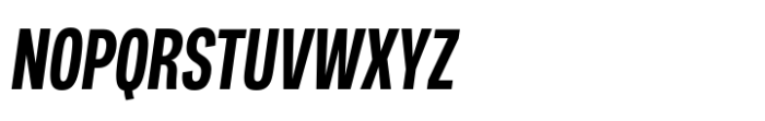 Palo Nuevo Compressed SemiBold Italic Font UPPERCASE