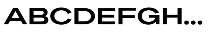 Palo Nuevo Expanded SemiBold Font UPPERCASE