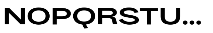 Palo Nuevo Expanded SemiBold Font UPPERCASE