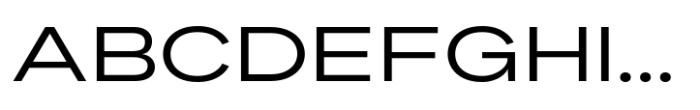 Palo Nuevo Expanded Font UPPERCASE