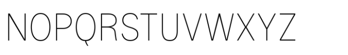 Palo Nuevo Narrow Thin Font UPPERCASE