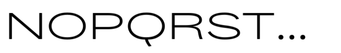 Palo Nuevo Pro Ultra Expanded Light Font UPPERCASE