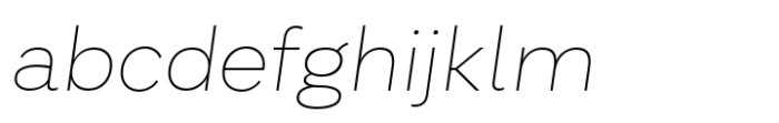 Palo Nuevo Thin Italic FONT