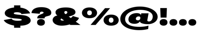 Palo Nuevo Ultra Expanded Black Font OTHER CHARS