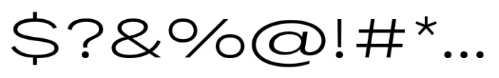 Palo Nuevo Ultra Expanded Light Font OTHER CHARS