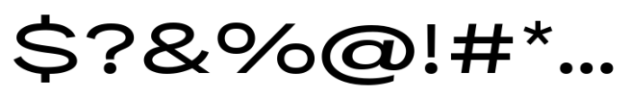 Palo Nuevo Ultra Expanded Medium Font OTHER CHARS