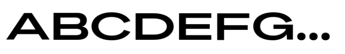 Palo Nuevo Ultra Expanded SemiBold Font UPPERCASE
