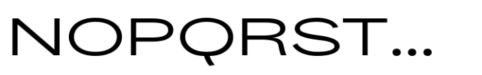 Palo Nuevo Ultra Expanded Font UPPERCASE