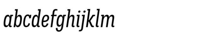 Palo Slab Comp Italic FONT