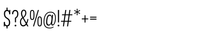 Palo Slab Comp Light Font OTHER CHARS