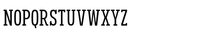 Palo Slab Comp Regular Font UPPERCASE