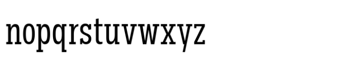 Palo Slab Comp Regular Font LOWERCASE