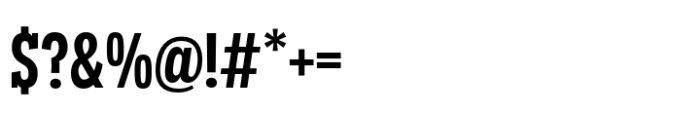 Palo Slab Comp Semibold Font OTHER CHARS