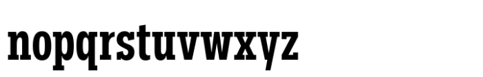 Palo Slab Comp Semibold Font LOWERCASE