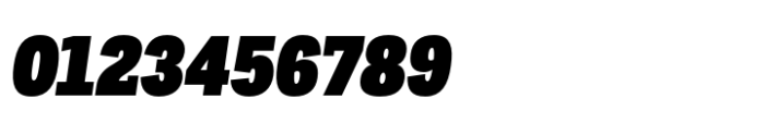 Palo Slab Condensed Black Oblique Font OTHER CHARS