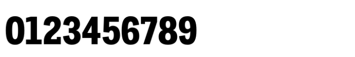 Palo Slab Condensed Bold Font OTHER CHARS
