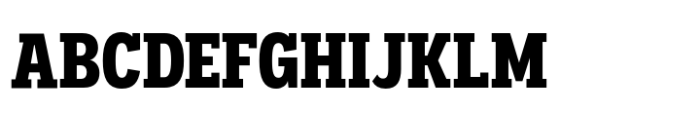 Palo Slab Condensed Bold Font