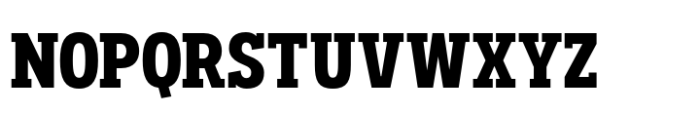 Palo Slab Condensed Bold Font UPPERCASE
