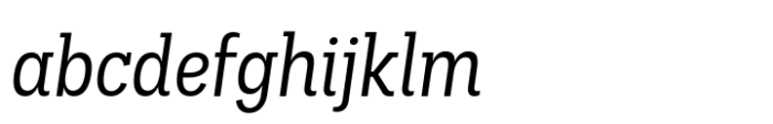 Palo Slab Condensed Italic FONT