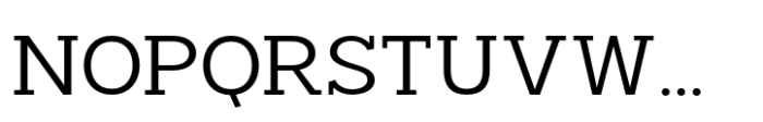 Palo Slab Wide Regular Font UPPERCASE