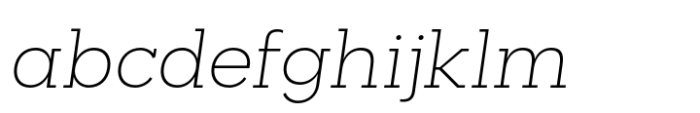 Palo Slab Wide Xlight Oblique FONT