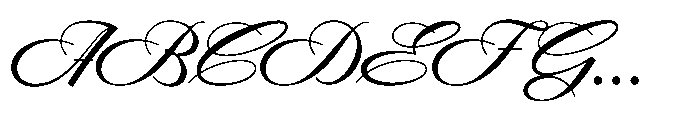 Paloria Script Font UPPERCASE