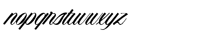 Paloria Script Font LOWERCASE