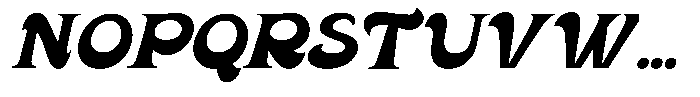 Palrome Italic Font UPPERCASE