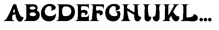 Palrome Regular Font UPPERCASE