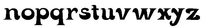 Palrome Regular Font LOWERCASE