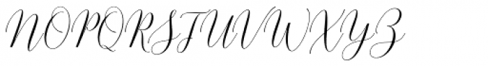 Pamithais Script Italic Font UPPERCASE