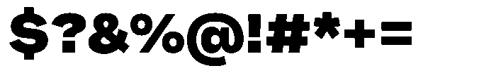 Pampero Black Font OTHER CHARS