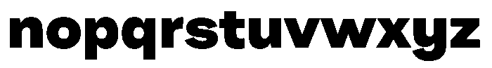 Pampero Black Font LOWERCASE