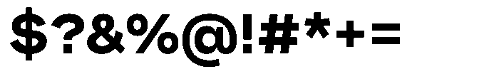 Pampero Bold Font OTHER CHARS