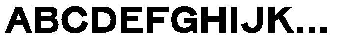 Pampero Bold Font UPPERCASE
