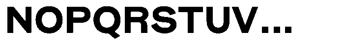 Pampero Bold Font UPPERCASE