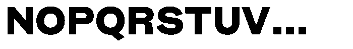 Pampero Extra Bold Font UPPERCASE