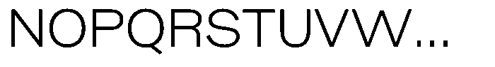 Pampero Light Font UPPERCASE