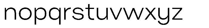 Pampero Light Font LOWERCASE