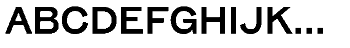 Pampero Medium Font UPPERCASE