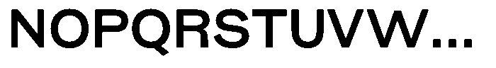 Pampero Medium Font UPPERCASE
