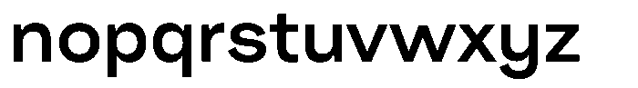 Pampero Medium Font LOWERCASE