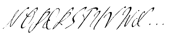 Pamric Mevira  Italic Font UPPERCASE