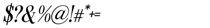 Pamuhatan Italic Font OTHER CHARS